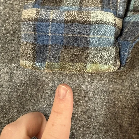Vintage Pendleton Flannel Board Shirt Mens L Blue Beach Boys Limited Wool Plaid - Picture 9 of 10